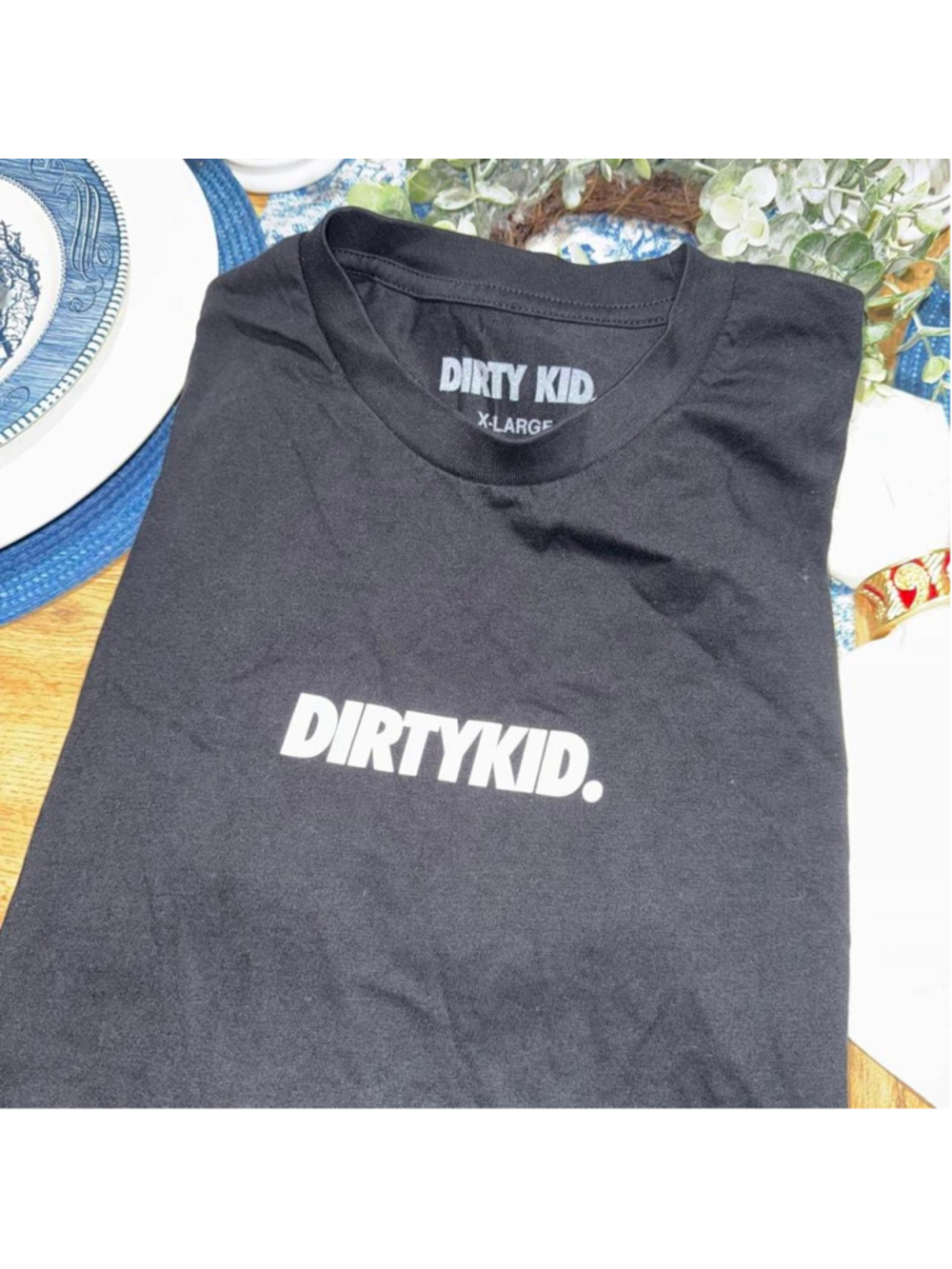 Men’s Dirty Kid black tee shirt